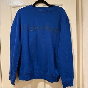 Calvin Klein Blue Crewneck Sweater